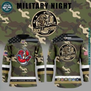 Athens Rock Lobsters Military Night 2025 Camo Hockey Jersey