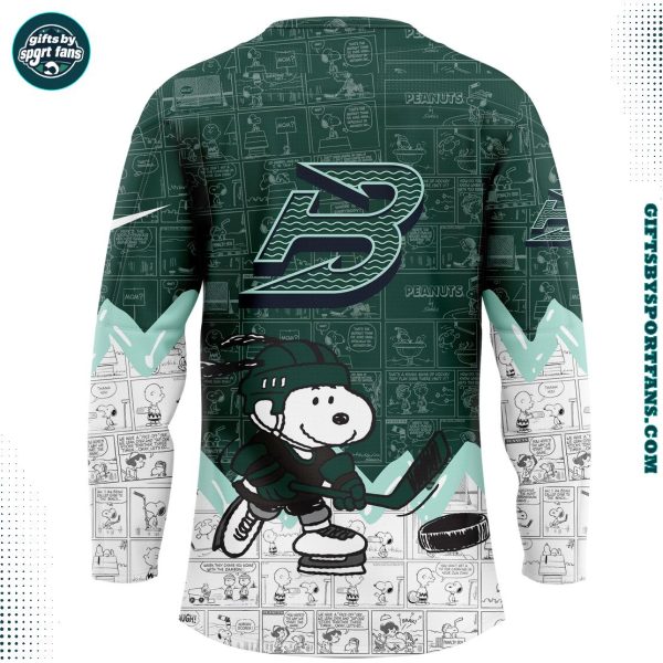 Boston Fleet 75th Anniversary of Peanuts For Fans Hockey Jersey