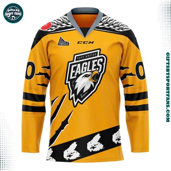 Cape Breton Eagles 2025 New Hockey Jersey