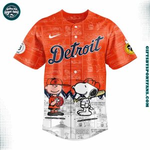 Detroit Tigers x Peanuts 2025 For Fans Baseball Jersey