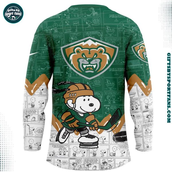 Everett Silvertips 75th Anniversary of Peanuts Limited Edition Hockey Jersey