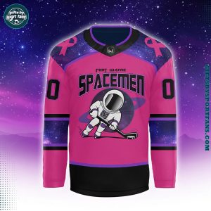 Fort Wayne Spacemen x Cancer Services Jersey New Collection Hockey Jersey