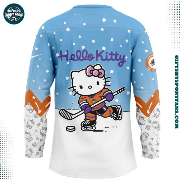 Knoxville Ice Bears x Hello Kitty New Edition Hockey Jersey