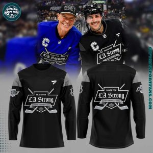 Los Angeles Kings LA Strong Black 2025 Hockey Jersey