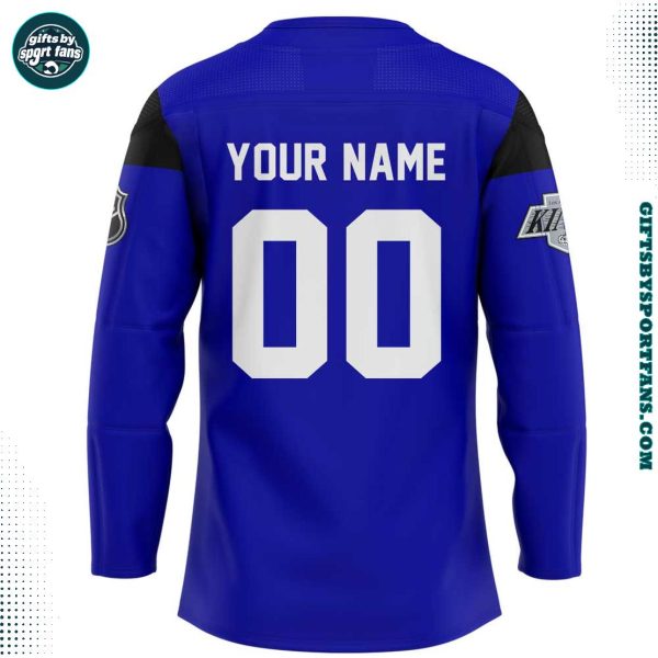 Los Angeles Kings LA Strong Blue For Fans 2025 Hockey Jersey