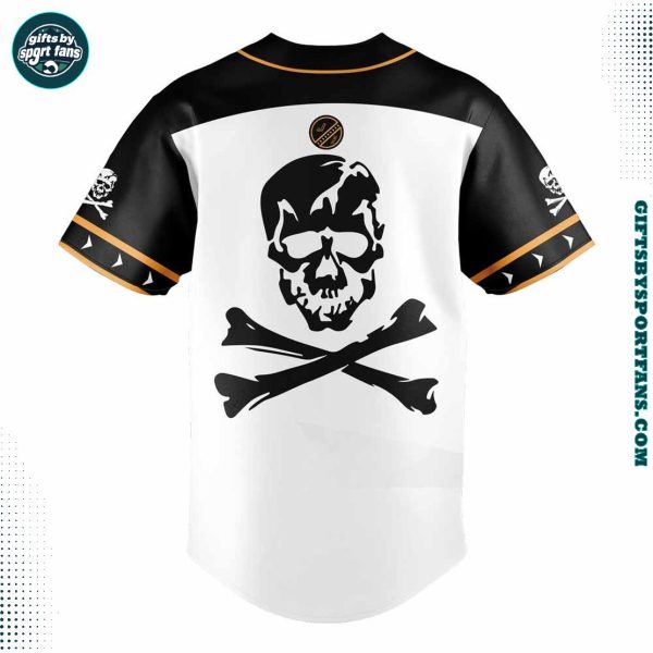 Navy Baseball Fear The Bones Uniform 2025 Baseball Jersey