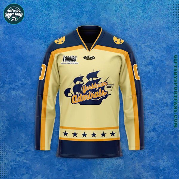 Norfolk Admirals x Yorktown City Series 2025 Hockey Jersey