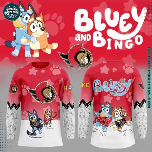 Ottawa Senators x Blue Bin 2025 Hockey Jersey