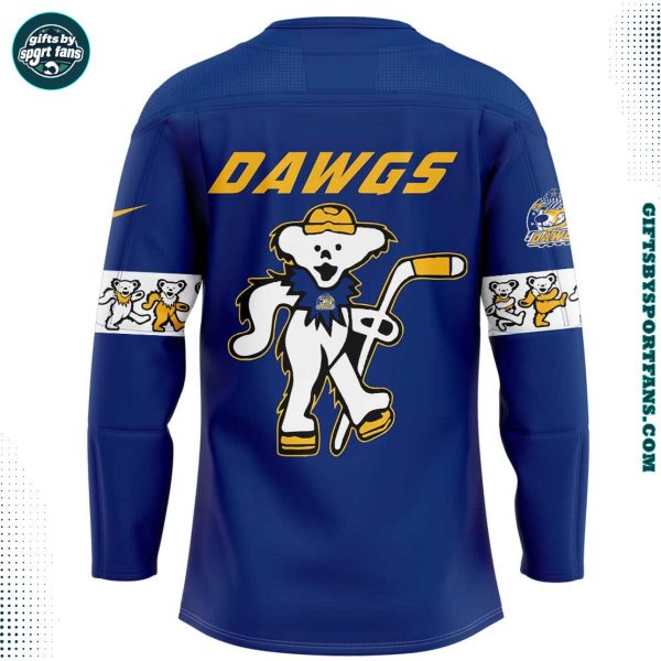 Roanoke Dawgs Grateful Dead Night New Edition 2025 Hockey Jersey