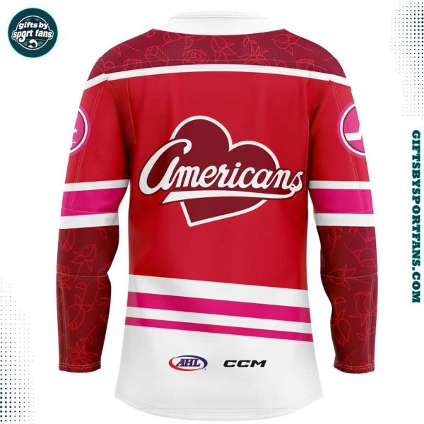 Rochester Americans Red Threads Uniform 2025 For Fans Hockey Jersey