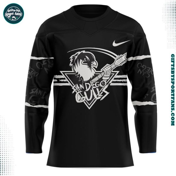 San Diego Gulls Emo Night New 2025 – It Was Never A Phase Hockey Jersey