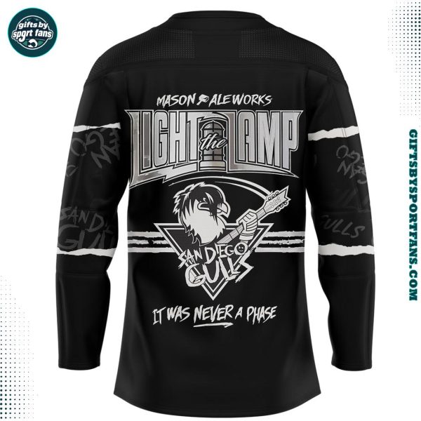 San Diego Gulls Emo Night New 2025 – It Was Never A Phase Hockey Jersey