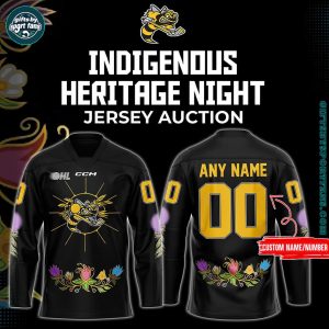 Sarnia Sting Indigenous Heritage Night 2025 Hockey Jersey