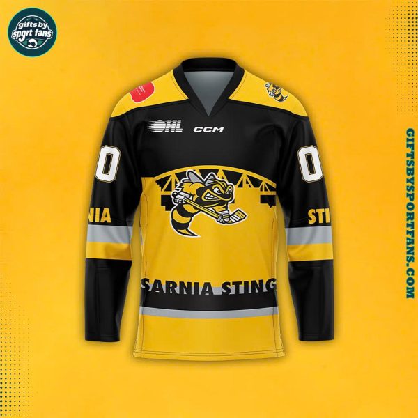 Sarnia Sting Real Canadian Superstore Jersey Auction 2025 Hockey Jersey