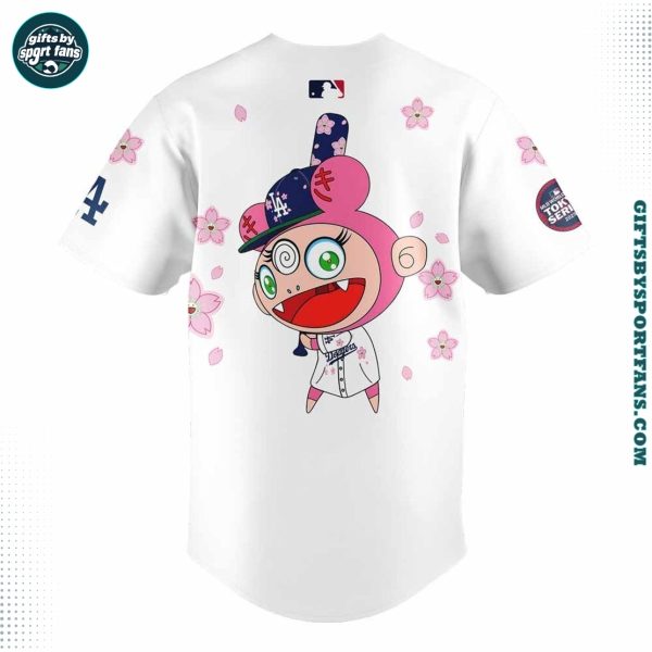 Takashi Murakami World Tour Tokyo Los Angeles Dodgers 2025 Baseball Jersey