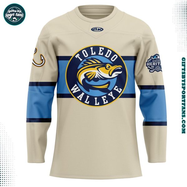 Toledo Walleye Hockey Heritage Uniform New Edition 2025 Hockey Jersey