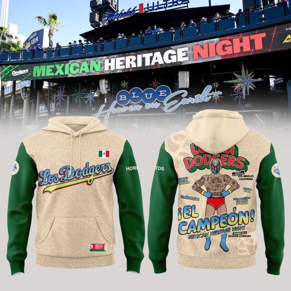 Los Angeles Dodgers Mexican Heritage Night 2025 For Fans Hoodie