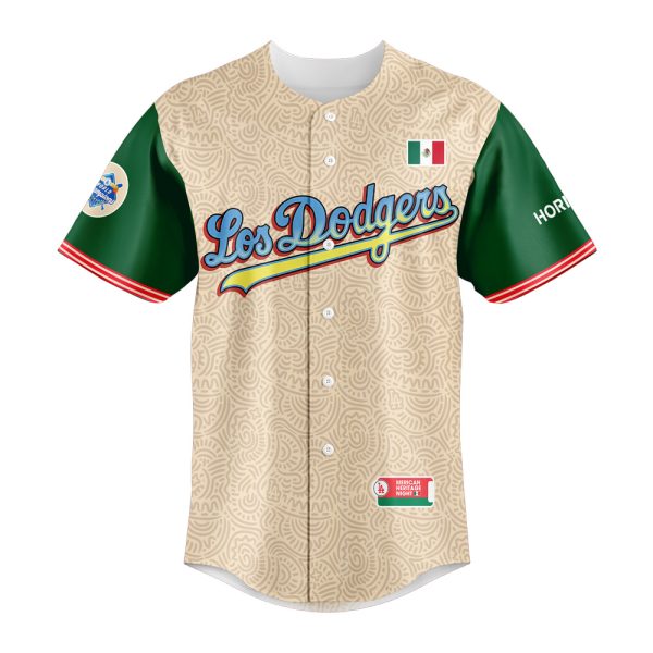 Los Angeles Dodgers Mexican Heritage Night 2025 Baseball Jersey