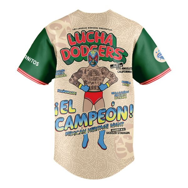 Los Angeles Dodgers Mexican Heritage Night 2025 Baseball Jersey