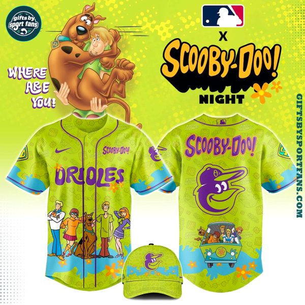 Baltimore Orioles x Scooby Doo 2025 Baseball Jersey