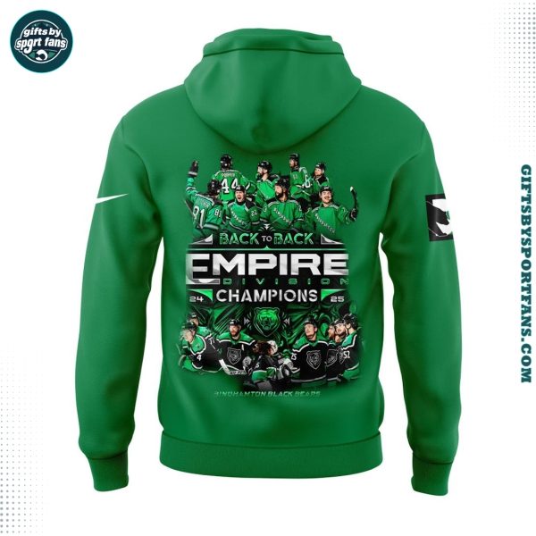 Binghamton Black Bears Empire Division Champions 2025 Hoodie