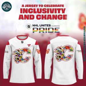 Calgary Flames 2024-25 Pride Night Logo Hockey Jersey