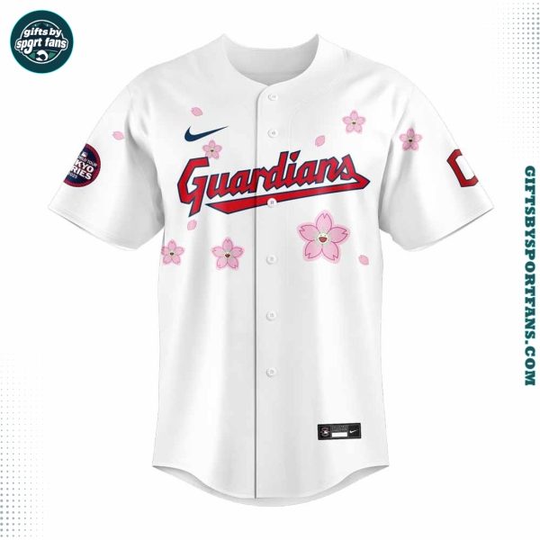 Cleveland Guardians Takashi Murakami 2025 World Tour Tokyo Series Jersey