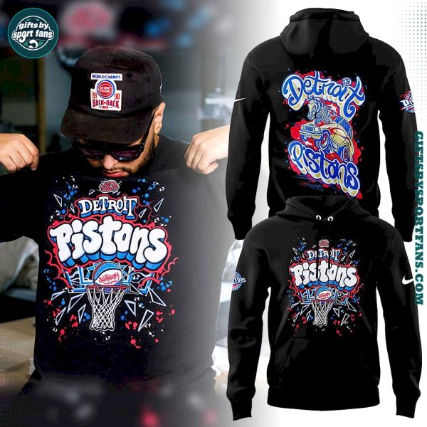 Detroit Pistons 313 New Edition 2025 Hoodie