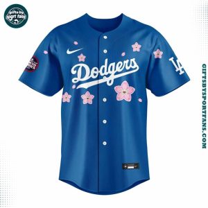 Dodgers x Takashi Murakami World Tour Tokyo 2025 Royal Baseball Jersey