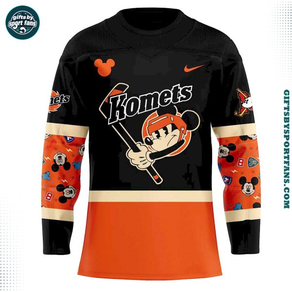 Fort Wayne Komets x Mickey & Friends Uniform 2025 Hockey Jersey