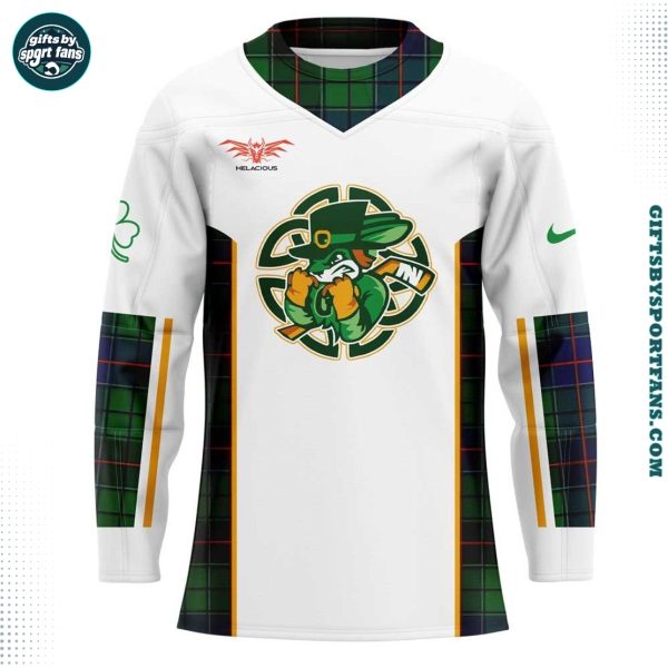 Greenville Swamp Rabbits St Patrick Day Uniform 2025 Custom Name Hockey Jersey