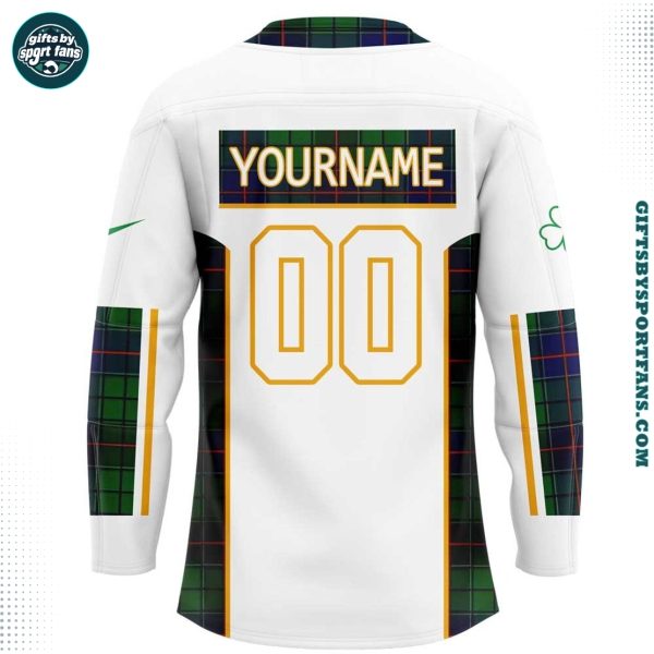 Greenville Swamp Rabbits St Patrick Day Uniform 2025 Custom Name Hockey Jersey