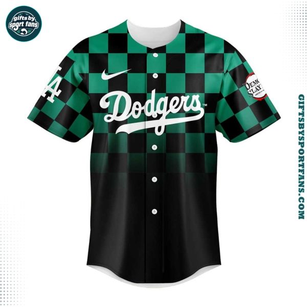 Los Angeles Dodgers x Demon Slayer 2025 Baseball Jersey