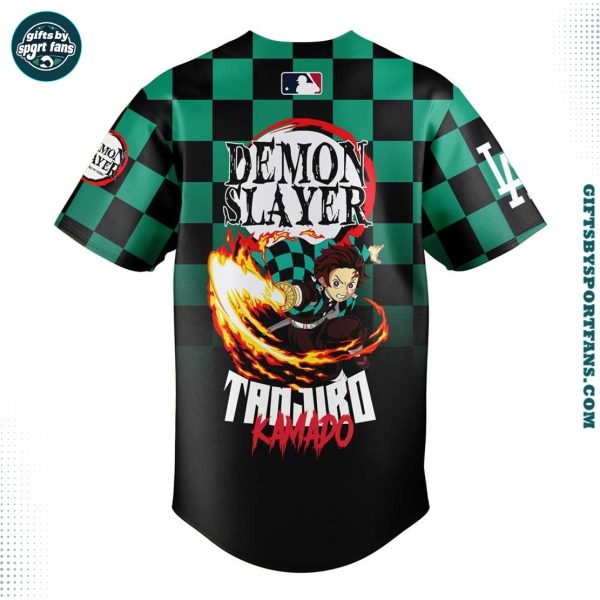 Los Angeles Dodgers x Demon Slayer 2025 Baseball Jersey