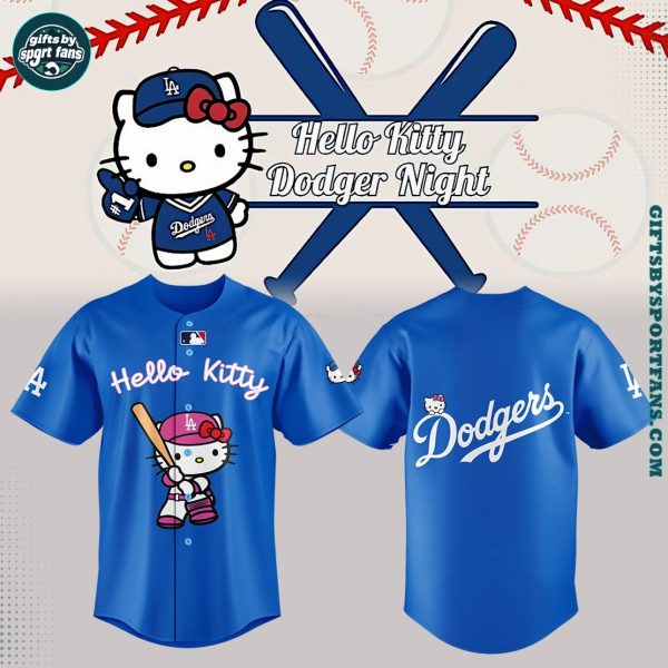 Los Angeles Dodgers x Hello Kitty 2025 Baseball Jersey