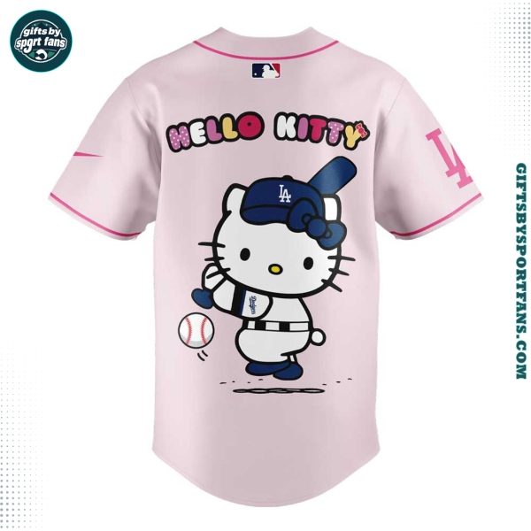 Los Angeles Dodgers x Hello Kitty Night Game 2025 For Fans Jersey