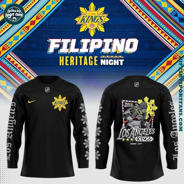 Los Angeles Kings x Filipino Heritage Night 2025 Baseball Jersey