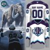 Mammoths New Logo 2025 Purple Custom Limited Hockey Jersey