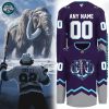 Mammoths New Logo 2025 Purple Custom Limited Hockey Jersey