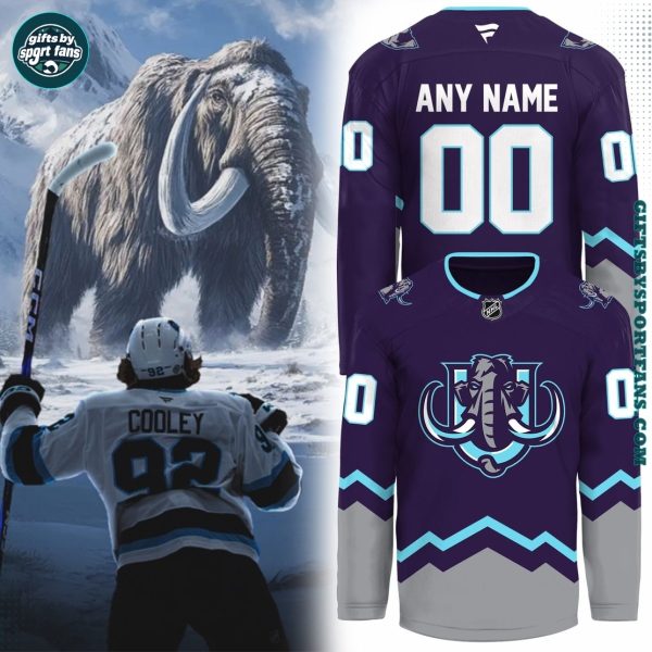 Mammoths New Logo 2025 Purple Custom Limited Hockey Jersey