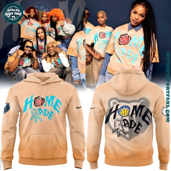 Memphis Grizzlies Home Ade 2025 New Collection Hoodie