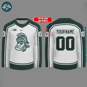 Michigan State Spartans NCAA 2025 For Fans Hockey Jersey