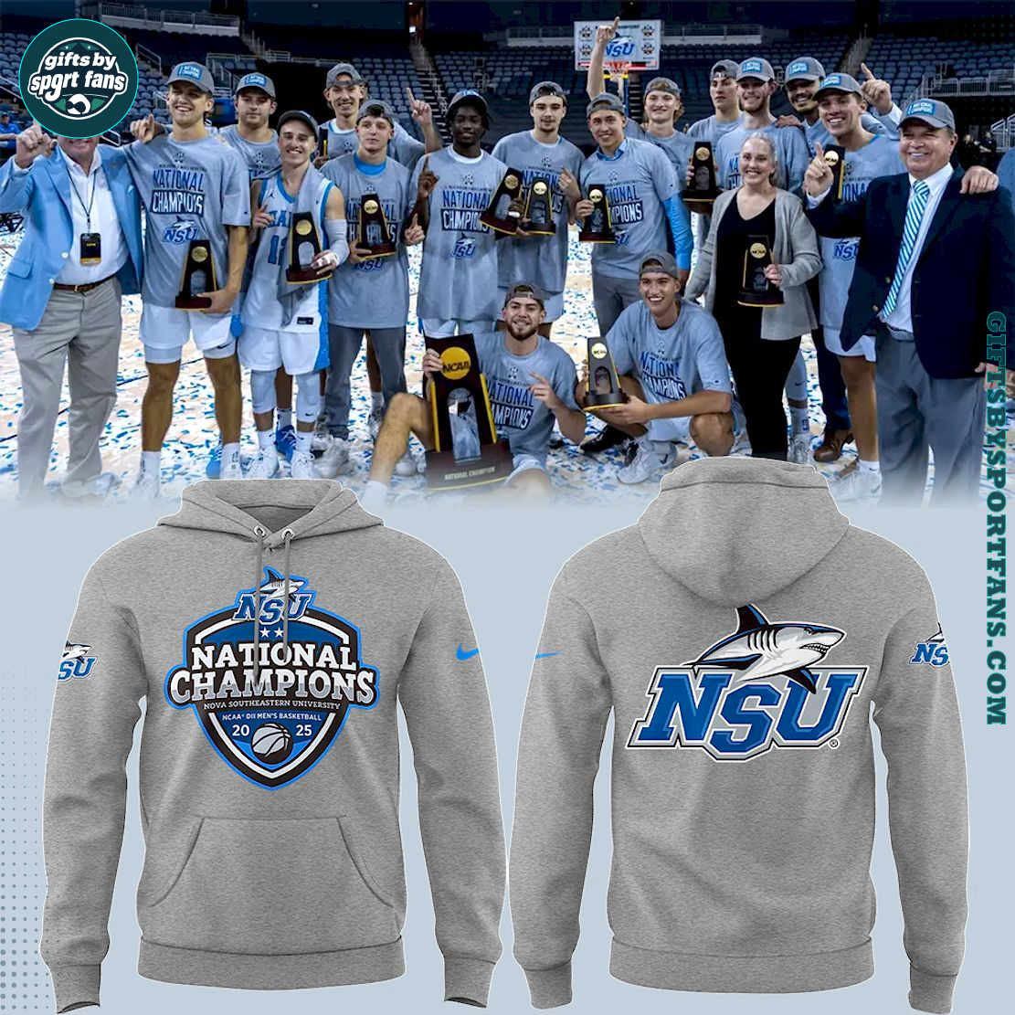 NSU Men’s Basketball x National Champions Hoodie NSU Men’s Basketball x National Champions Hoodie