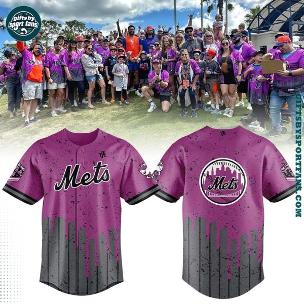 New York Mets 7line Army 2025 Spring Baseball Jersey