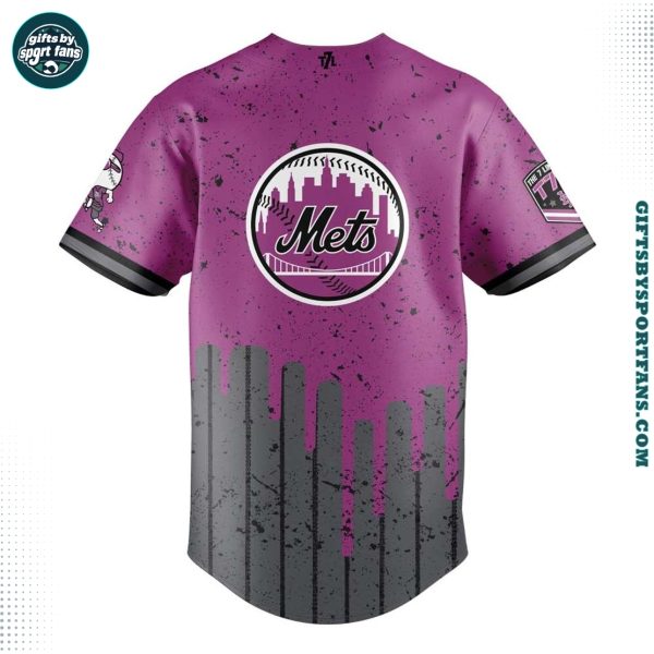 New York Mets 7line Army 2025 Spring Baseball Jersey