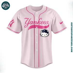 New York Yankees x Hello Kitty Night Game 2025 For Fans Jersey