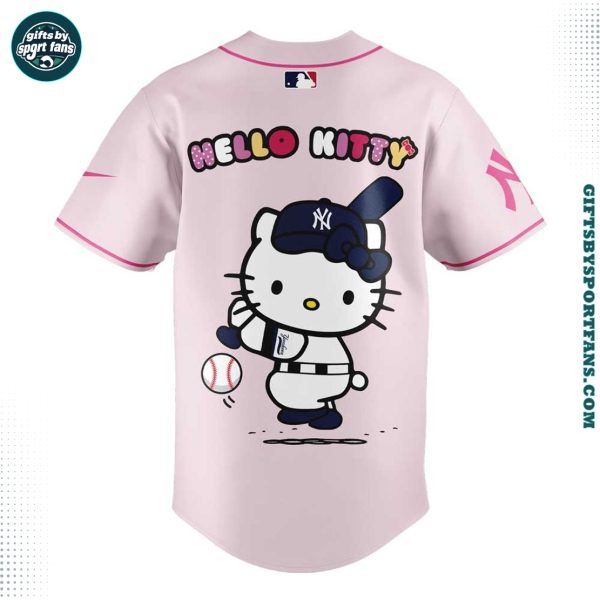 New York Yankees x Hello Kitty Night Game 2025 For Fans Jersey