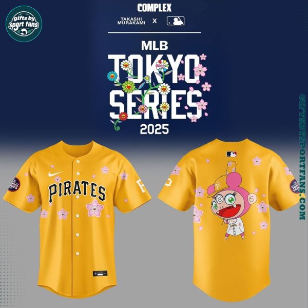 Pittsburgh Pirates Takashi Murakami World Tour 2025 Jersey