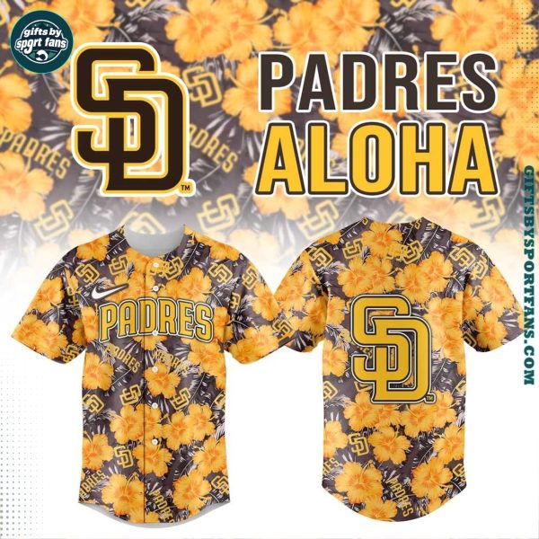 San Diego Padres Aloha Uniform 2025 Baseball Jersey