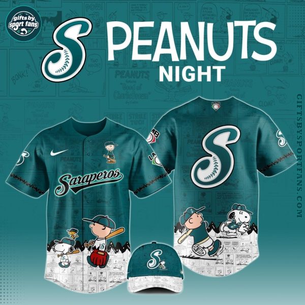 Saraperos de Saltillo x Snoopy 2025 For Fans Baseball Jersey